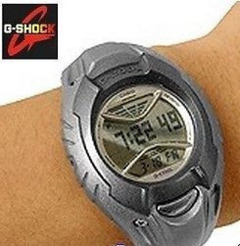 Casio watchband GC-1000 -9 Shiny Silver/Gray G-Shock Watchband-