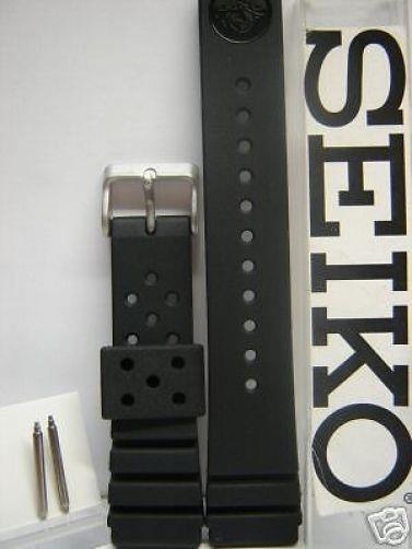 Seiko WatchBand.Genuine Seiko Divers Band 22mm w/Original Heavy Duty Spring Bar