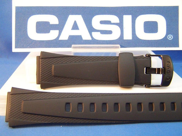 Casio watchband W-752, W-755, W-753.  Casio Lap Memory 50 Black Resin
