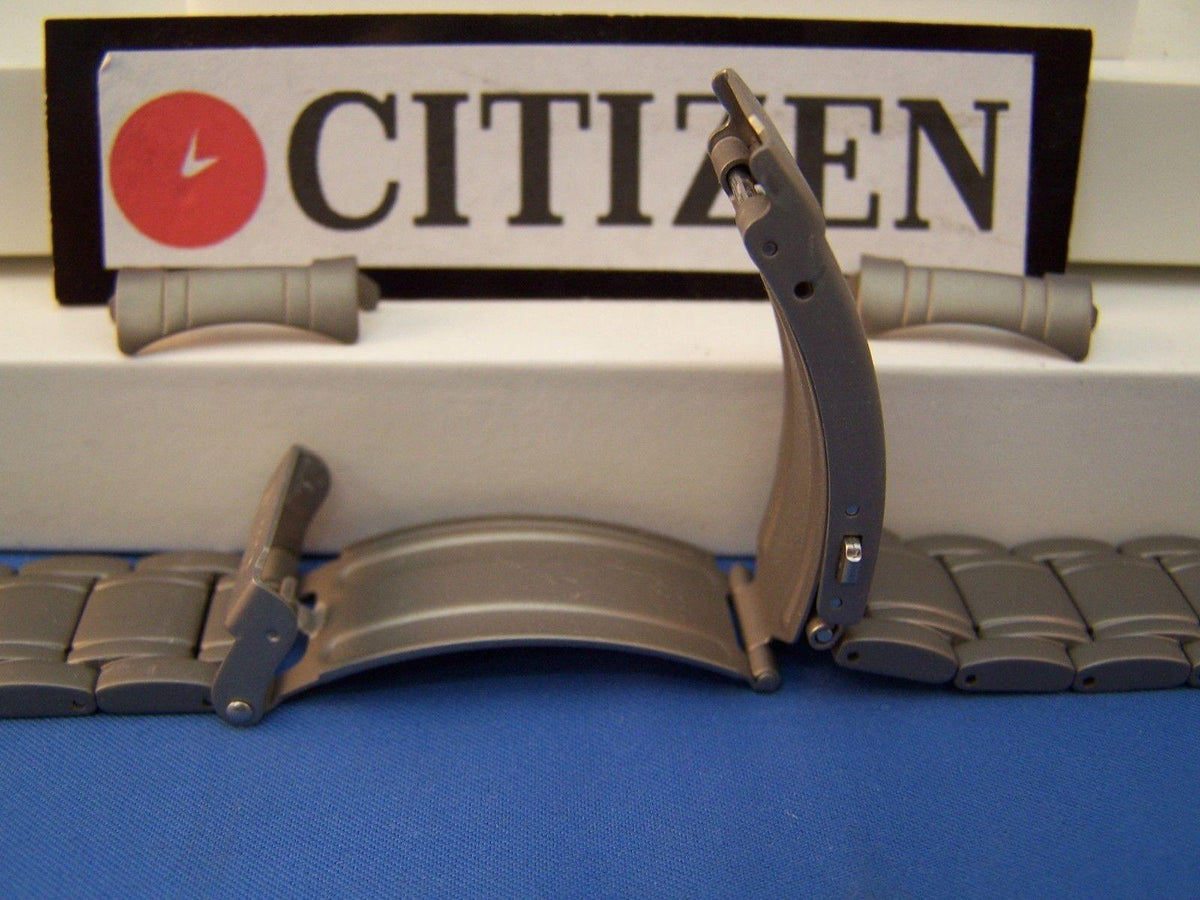 Citizen Watchband JP1030 Duplex Titanium Bracelet 20mm w/ P But Length Extender