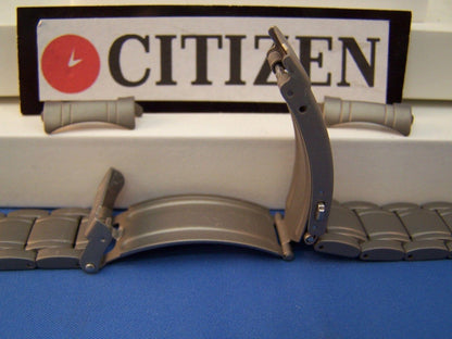 Citizen Watchband JP1030 Duplex Titanium Bracelet 20mm w/ P But Length Extender