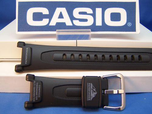 Casio Watchband PAG-40. Casio Pathfinder black Rub Watchband. Also fits PRG-40