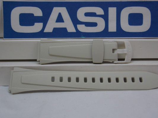 Casio Watchband W-734 -7 Off White Lap Memory 60 Watchband