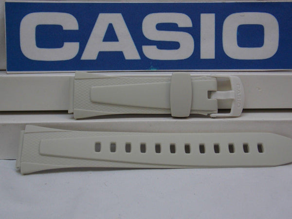Casio watchband W-734 -7 Off White Lap Memory 60 Watchband  678 ET1 18