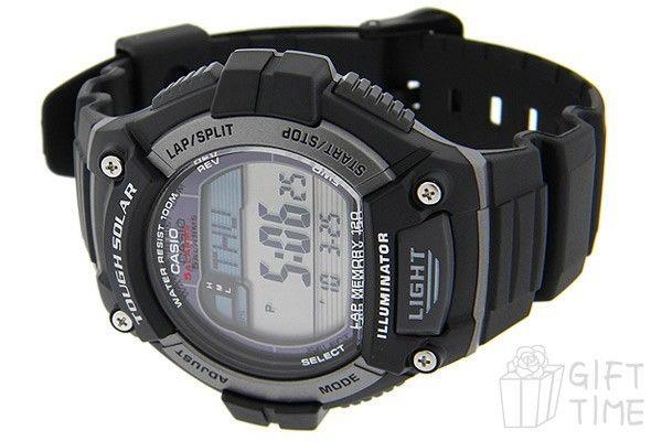 Casio Watchband WS-220,W-S220,HDDS-100,MCW-100 Black Resin Watchband / Strap.