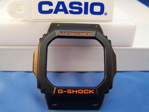 Casio Watch Parts GW-M5600 R GW-M5610 R Bezel.Orange Letter Black G-Shock Bezel