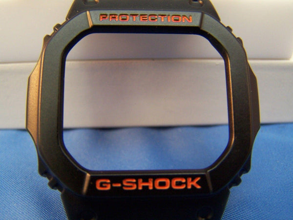 Casio Watch Parts GW-M5600 R GW-M5610 R Bezel.Orange Letter Black G-Shock Bezel