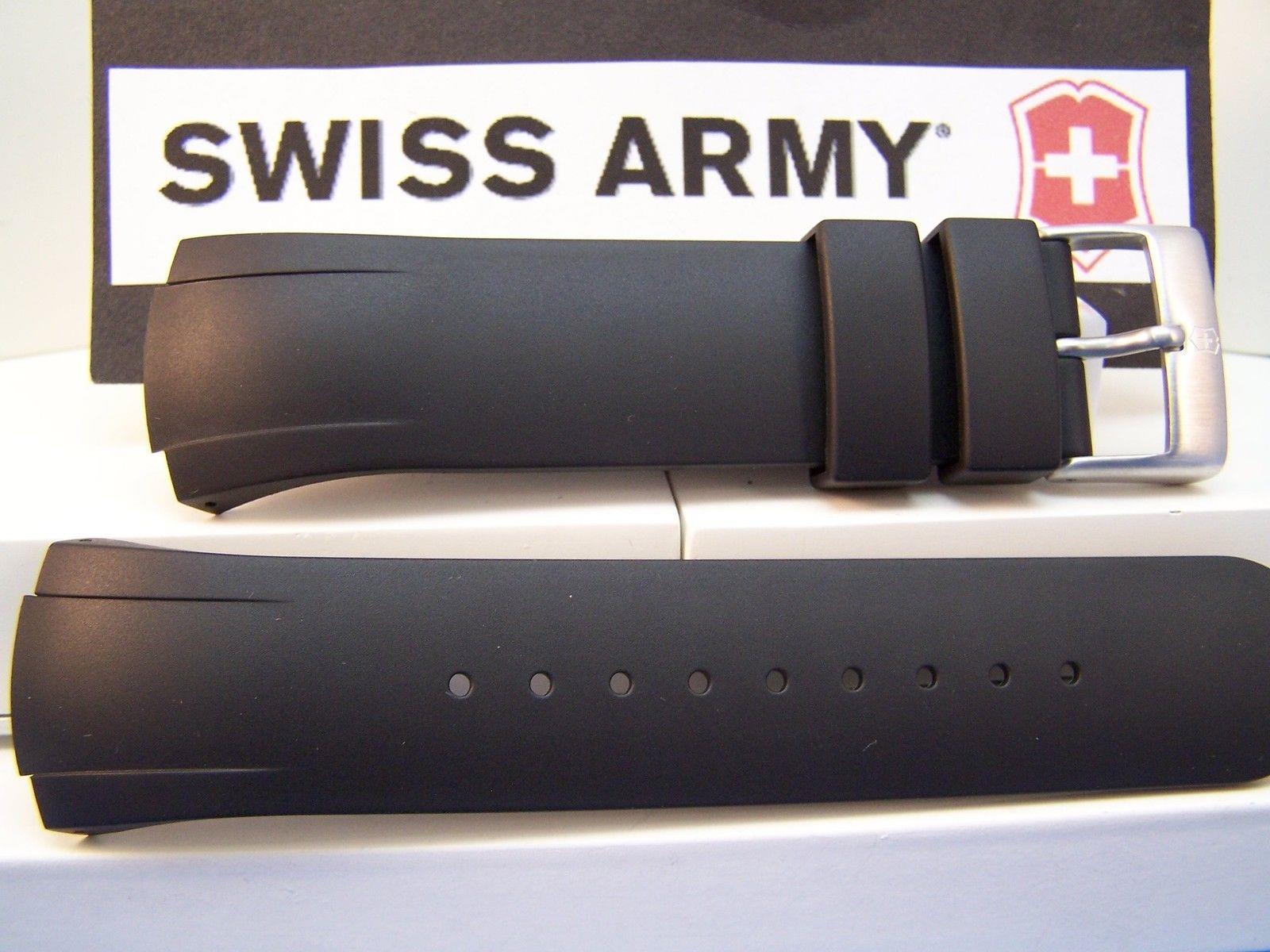 Swiss Army watchband ST4000, ST1500, ST2500, Black Resin . Watchband