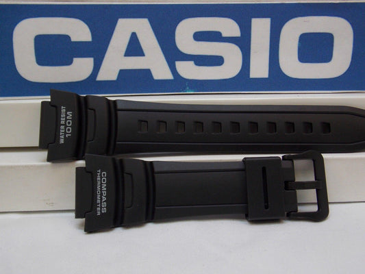 Casio watchband SGW-500. Black Resin  for Compass Thermometer Twin Sensor