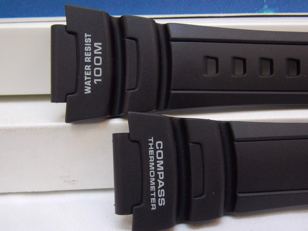 Casio watchband SGW-500. Black Resin  for Compass Thermometer Twin Sensor