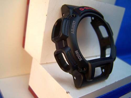 Casio Watch Parts DW-9052 & DW-9050 Shell/Bezel Black w/Red and White Lettering.