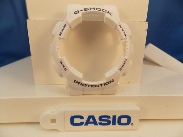 Casio Watch Parts GA-100 A-7 Bezel / Shell White Black/Purple G-Shock Letters