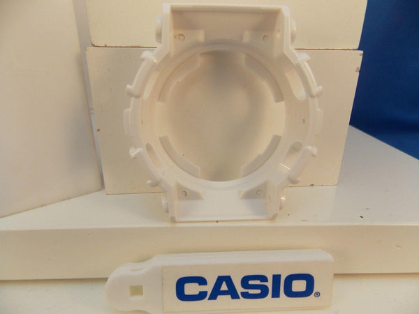 Casio Watch Parts GA-100 A-7 Bezel / Shell White Black/Purple G-Shock Letters