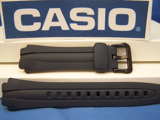 Casio watchband AQ-163 W-2, AQ-161 -2. Dark Blue Rubber . Watchband