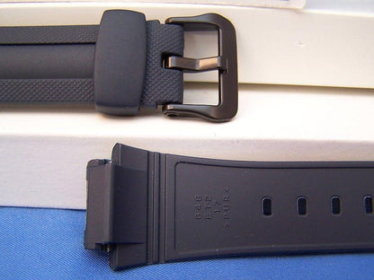 Casio watchband AQ-163 W-2, AQ-161 -2. Dark Blue Rubber . Watchband