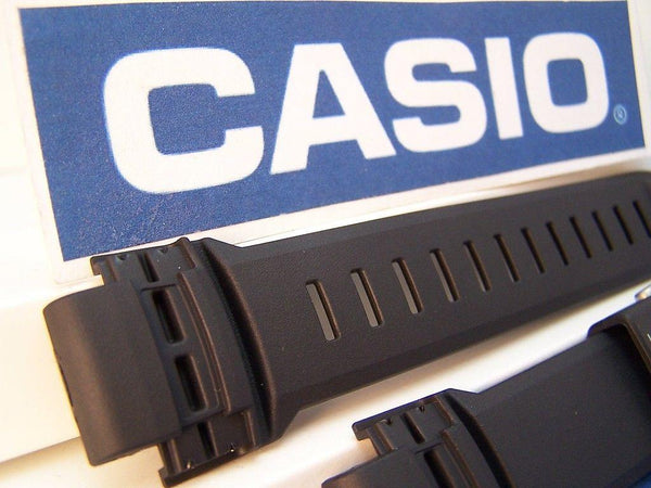 Casio watchband PAW-5000 Pathfinder Solar Atomic Black Resin . Watchband