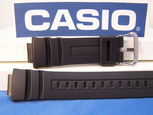 Casio watchband AWG-100, AWG-101, AW-591, G-7700, SKAW-590.Blk Rub G-Shock Band