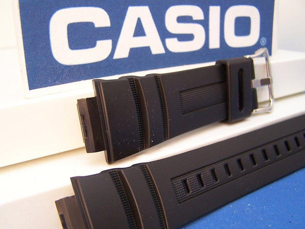 Casio watchband AWG-100, AWG-101, AW-591, G-7700, SKAW-590.Blk Rub G-Shock Band