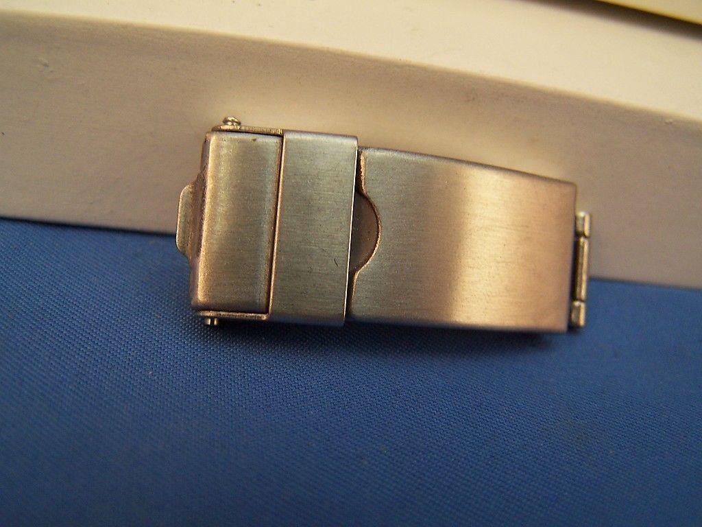 Watch Bracelet TriFold buckle. 12mm End Link Attach and 7mm Center Link Attach