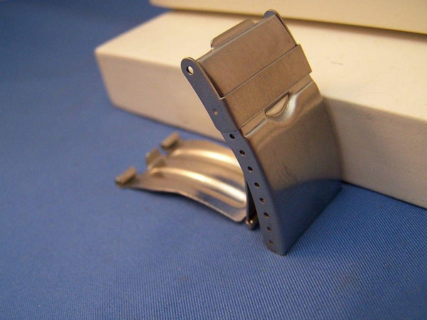 Watch Bracelet TriFold buckle. 20mm End Link Attach and 10mm Center Link Attach