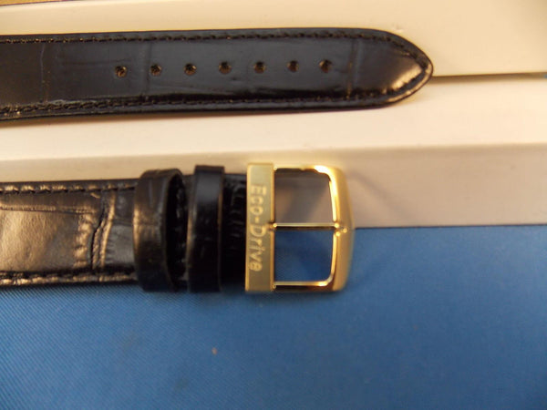 Citizen watchband  G820-T00170,G820-T00L700,G820-T001896.Black Leather 21mm