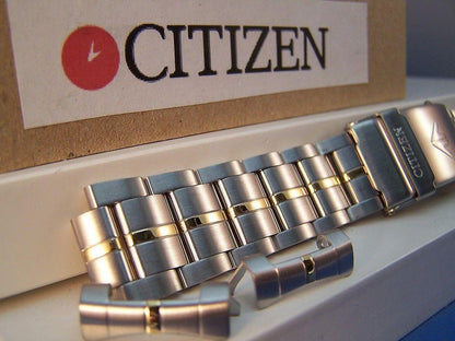 Citizen Watchband Promaster Bracelet 2 Tn 20mm Wide w/Push Button Length Extend