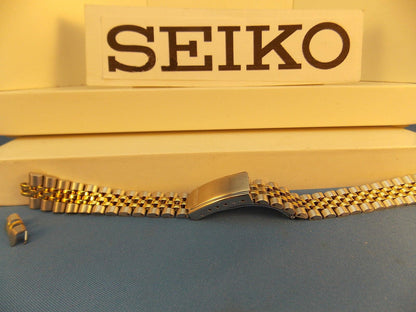 Seiko WatchBand SYD096, SWZ120, SWZ054. 2tone Ladies Bracelet 13mm Wide