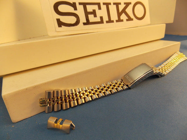Seiko WatchBand SYD096, SWZ120, SWZ054. 2tone Ladies Bracelet 13mm Wide