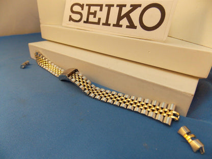 Seiko WatchBand SYD096, SWZ120, SWZ054. 2tone Ladies Bracelet 13mm Wide
