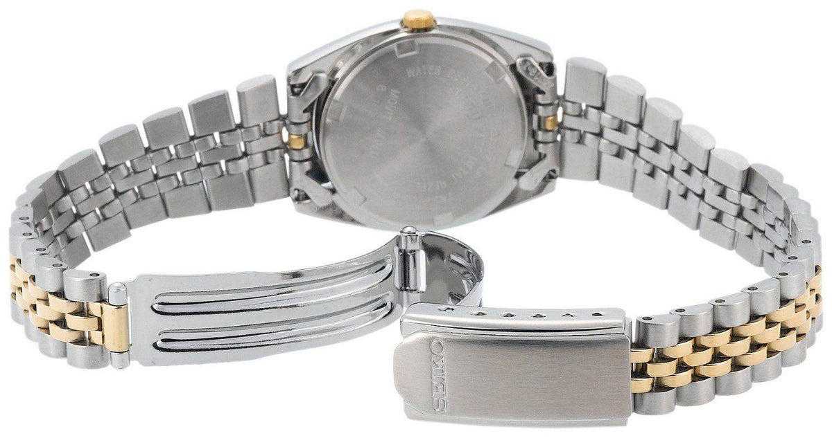 Seiko WatchBand SYD096, SWZ120, SWZ054. 2tone Ladies Bracelet 13mm Wide