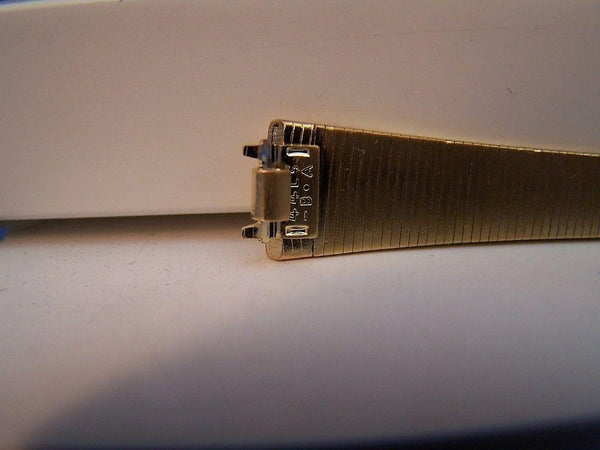 Seiko WatchBand SXFL04 Ladies Gold Tone Bracelet With Safety Chain