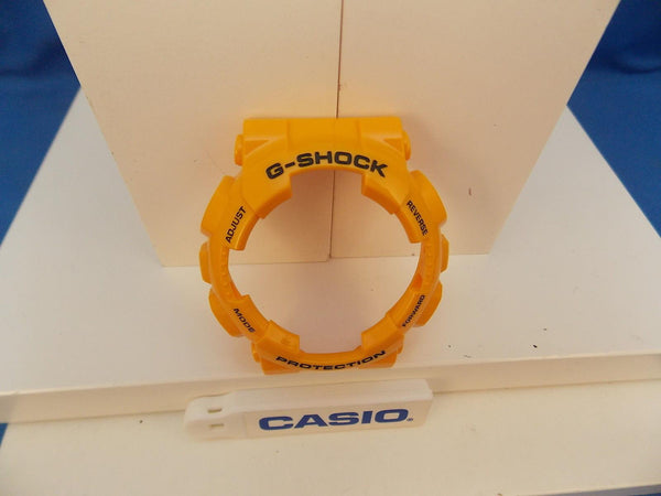 Casio Watch Parts GA-100 A-9 Shiny Mustard Yellow Bezel/Shell Black G-Shock