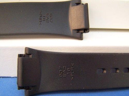 Casio watchband WL-S21 Tough Solar Black Resin