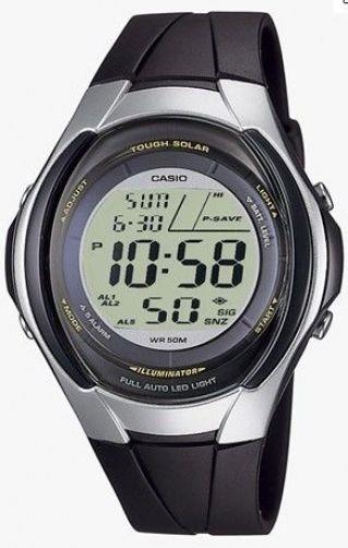 Casio watchband WL-S21 Tough Solar Black Resin