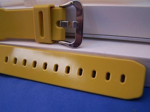 Casio Watchband DW-5600 CS-9 Mustard Resin Strap. G-Shock Watchband