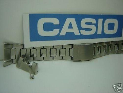 Casio Watchband MSG-130, MSG-132 Steel Bracelet W/ Push Button "G-MS" Buckle