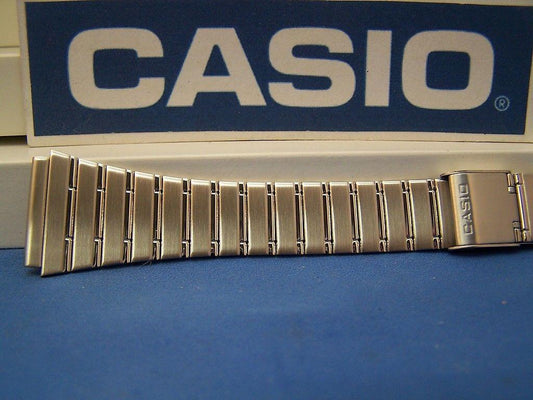 Casio Watchband DBC-1500 B Steel Two Piece Snap Bracelet 22mm Fits Databank