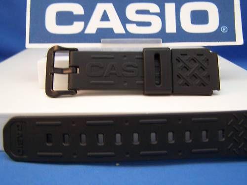 Casio watchband AW 42 Black Resin . Watchband