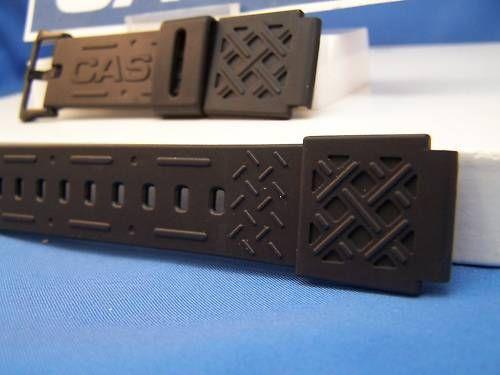 Casio watchband AW 42 Black Resin . Watchband