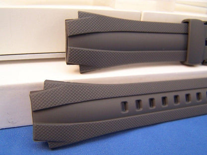 Casio watchband AQ-160 W-7 Gray Rubber . Also fits AQ-163