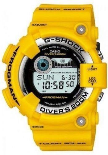 Casio Watch Parts GF-8250 -9 Bezel/Shell Frogman Yellow w/black Letter Silvr Decor