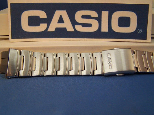 Casio Watchband AQ-160 WD-1 Steel Bracelet W/ Push Button Deployment Buckle