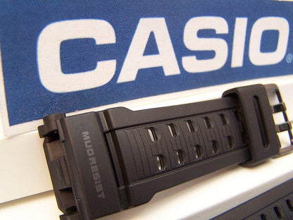 Casio Watchband G-9000 MS-1 MudResist 3031 Military Series Black Watchband