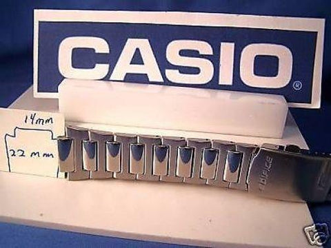 Casio watchband EF-500. Edifice All Steel Push Button Deployment Bracelet.