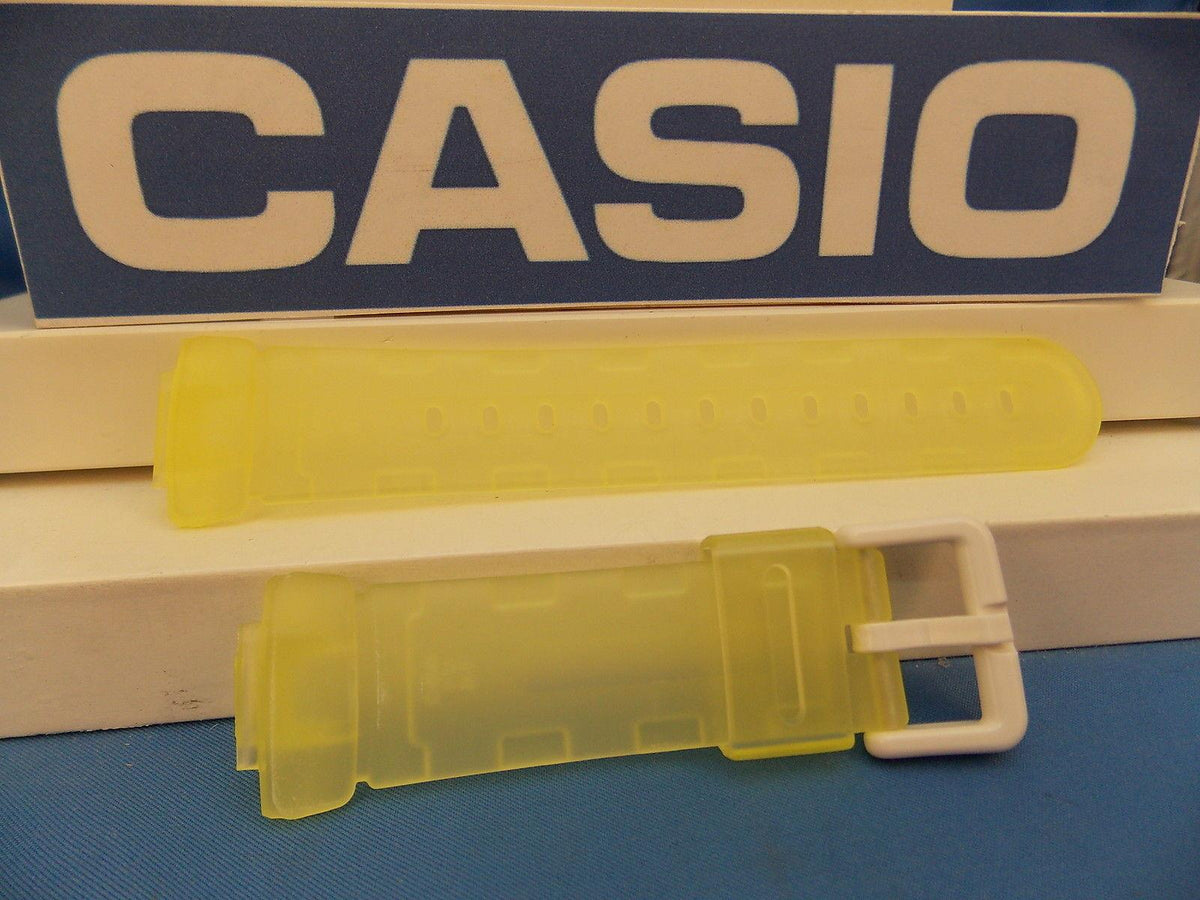 Casio watchband BG-151 -9 Clear Yellow Baby-G Watchband
