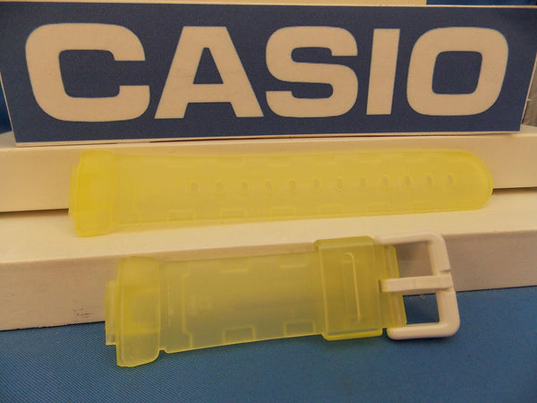 Casio watchband BG-151 -9 Clear Yellow Baby-G Watchband