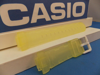 Casio watchband BG-151 -9 Clear Yellow Baby-G Watchband