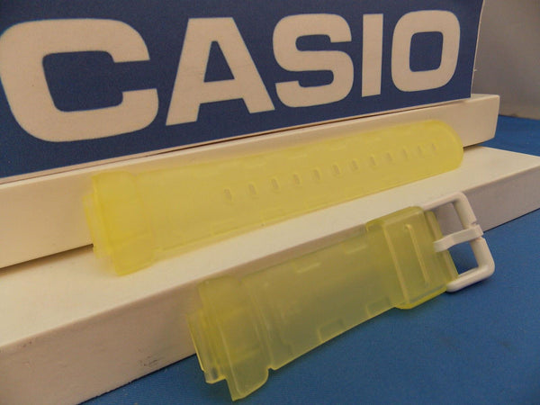 Casio watchband BG-151 -9 Clear Yellow Baby-G Watchband