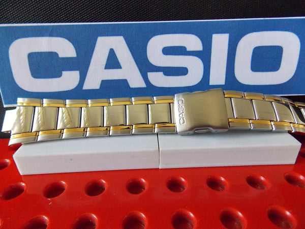 Casio watchband EFA-109 D Edifice Bracelet Two Tone Silver/Gold Stainless Steel