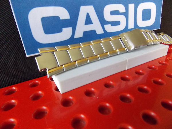 Casio watchband EFA-109 D Edifice Bracelet Two Tone Silver/Gold Stainless Steel
